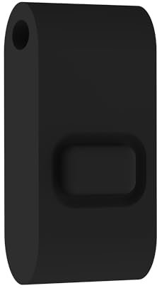 Candeo Kinetic Silicon Fob - 1 Button, Black | RF Receiver Modules | Eco Friendly | Battery Free | Wireless Control | Versatile 2 Way System | Kinetic Push Button | Portable Home Control