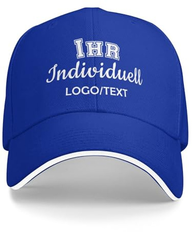 ERICAT personalisiert Cap personalisierte Basecap personalisiertes Baseball Cap Text selbst gestalten mit Foto/Namen Trucker Cap Kappe für Männer & Frauen
