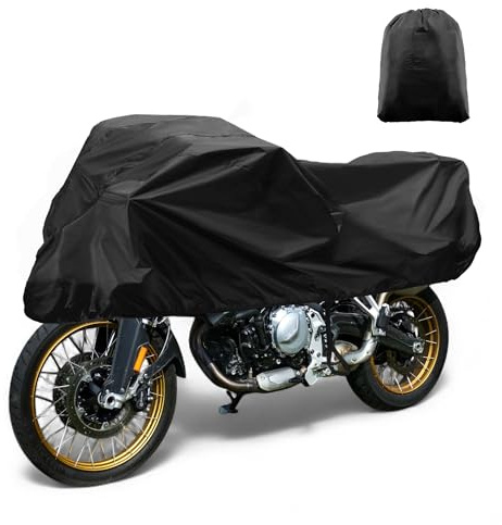 X AUTOHAUX Motorcycle Cover Motorbike Cover 420D-PU 96.46x41.34x25.59