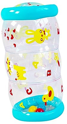 Hemobllo 2 Piezas Juguete Inflable para Gatear con Rodillo Resistente de PVC Seguro y Colorido para Bebés y Pequeños Fácil de Guardar y Transportar
