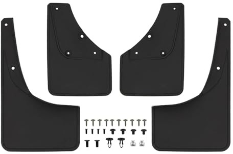 Set Paraspruzzi Auto Per Suzuki Per Jimny Per Sierra Per JB64 Per JB74 2019-2023 Paraspruzzi Con Cinghia Di Traino Paraspruzzi Anteriori E Posteriori Guardie Splash Parafango(4PC with Towel)