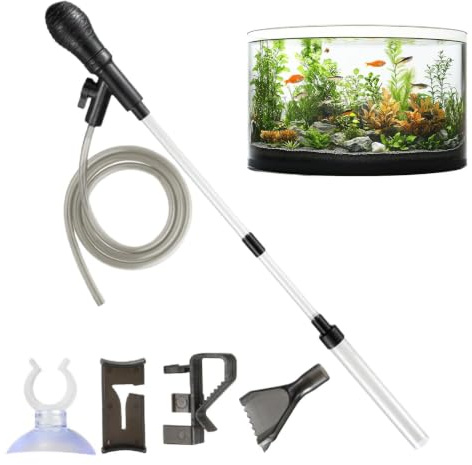 Genérico Aquarium Gravel Cleaner - PC ABS PVC Material Siphon Water