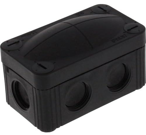 Wiska 10109572 Boîte de dérivation (L x l x H) 85 x 49 x 51 mm noir (RAL 9005) IP66/IP67 1 pc(s)