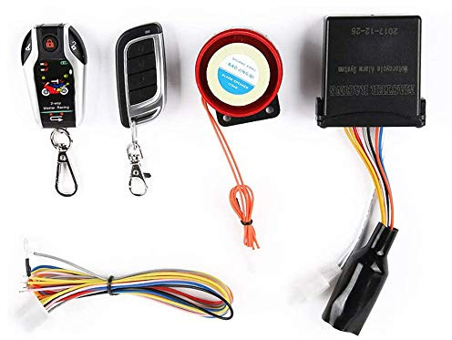 MACHSWON Universal Motorcycle Anti-Theft Two Way Security Alarm Motorcycle Alarm Device Automatically Lock/Unlock for Scooter Motorbike
