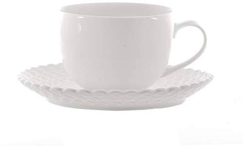 LA PORCELLANA BIANCA Set di 6 tazze da té con piattino MOMENTI 200 ml P002800160