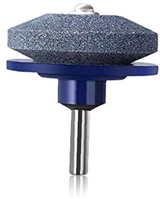 Rasenmäher Klingenschärfer, Universal Multi-Sharp Rotary Rasenmäher schärfen für Bohrmaschine Handbohrmaschine und Rasenmäherblatt Double-Layer Schleifstein Nicht leicht Schaden
