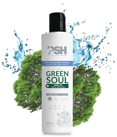 PSH Green Soul Shampoo für Hunde, 98% natürlichen Ursprungs, 300 ml