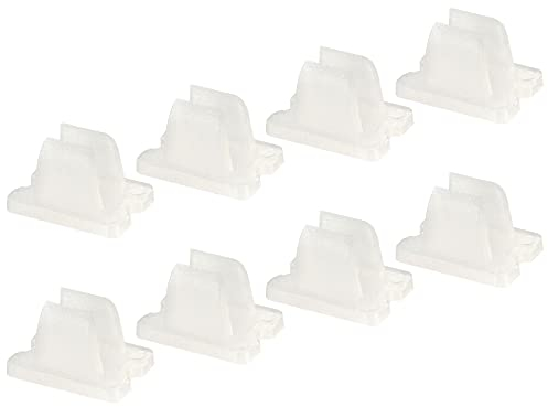 Sourcing Map 50 Stück Neon Montageclips Befestigungsklemmen Halter für 6mm Silikon LED-Lichtstreifen Flexstreifenbeleuchtung