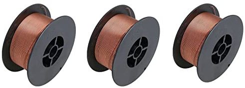 Mig-Schweißdraht, 0,6 mm, Baustahl, Spule, Gas, Argon CO2, 1,0 kg, 3 Stück