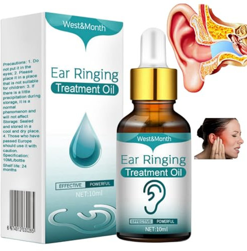 Ear Drops,Ear Ringing Relieving Ear Drops Treatment,Tinnitus Treatment for Ear Ache Relief,Tinnitus Relief for Ringing Ears,Ear Drops Pain Relief,Tinnitus Ear Drops for Ear Care,Itchy Ear Relief Drops