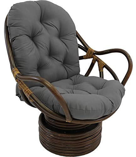 NGENAF Schaukelstuhl Auflage Polster Kissen 120x60cm, Weich Verdickt Waschbar Sitzkissen, Gartenstuhl Ersatzpolster Schaukelstuhl/Drehsessel für Liege Rattan Garten Terrasse Matte