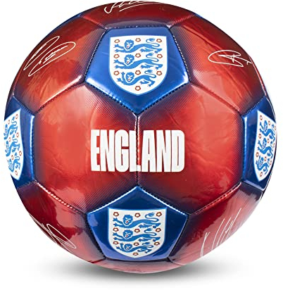 Hy-Pro Officially Licensed England FA Size 1 Signature Football - Skill Ball, Metallic, Merchandise, Great Gift Idea, Collectible for Kids and Adults