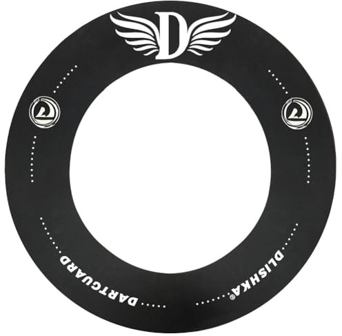 Dlishka Dartscheibe Dart ZubehöR-Dart Surround Eva,Dartscheibe Schutzring FüR Verpasste WüRfe,Einfache Montage FüR Zuhause&Outdoor,Der Dartscheibe Surround Ring. (Flügel, T:4CM)