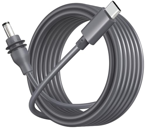 Starlink Mini Cable, Starlink Mini USB C to DC Power Cord, Type C Input to DC 20V 5A Barrel Jack Cable, Work with 100W PD Charger and PD Power Bank (2M/6.6FT)