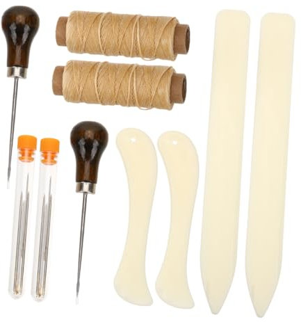 HAPINARY Lederbearbeitungswerkzeug-set 107-teilig Handnähset Für Ledernähnadeln
