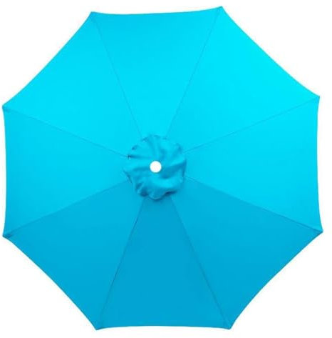 Generisch Funda impermeable de repuesto para sombrilla de balcón, jardín, piscina y playa, para 6/8 costillas, A1, 200 cm, 6 huesos