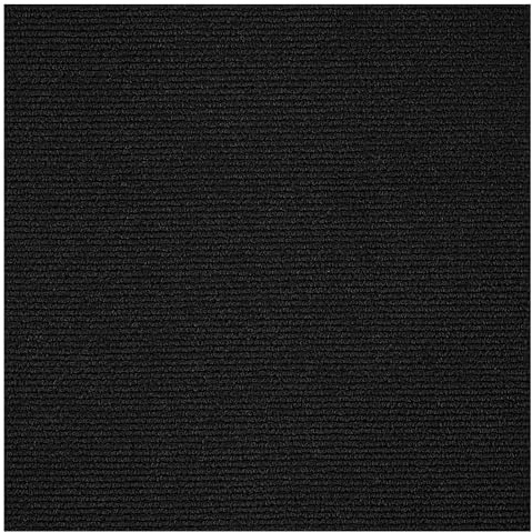 Vieshful Selbstklebende Teppichfliesen 30x30 cm, Zuschneidbare Teppichbodenfliesen, Weiche Nadelfilz Fliesen für Wohnbereich, Büro, Küche – 20 Fliesen pro Box / 1.8 m² Schwarz