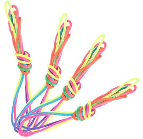 GLSTOY 4pcs String Funny Cats Cradle String Interactive Portable Rope for Hand Game Playthings for Outdoor Fun Develops Finger Flexibility Coordination