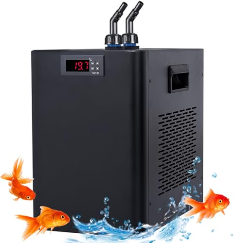Enfriador de Agua de depósito Ajustable para hidroponía, Tanque de 160L/300L/500L, compresor de refrigeración para Sistema hidropónico, Uso doméstico, Coral, camarones, Sistema hidropónico,