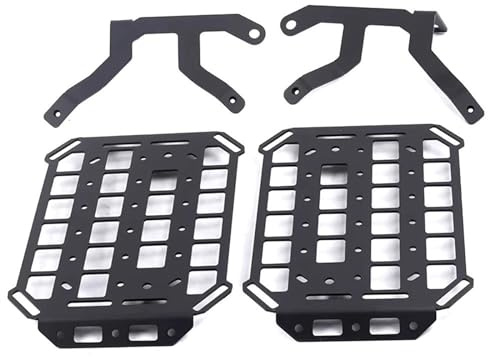 YSDSLS Accesorios De Motocicleta para Cross Cub 110 CC 110 CC110 110CC Soporte De Bolsa Lateral Soporte De Viaje Portaequipajes De Lona Kit Negro Versátil(1 Set)