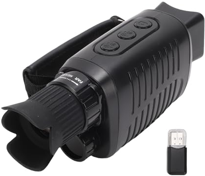 Mulcort Dispositivo di visione notturna monoculare 2,5 K, Zoom 10x, 7 livelli, portata di rilevamento di 800 metri, telecamera HD ricaricabile, adatta per la caccia e il campeggio