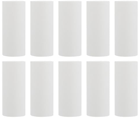 SOPOTUTU Carta Fotografica Termica in Rotolo 10 Pezzi Ricarica per Macchina Fotografica Istantanea per 57φx25mm Compatta per Uso Scolastico e Ufficio