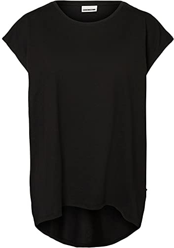 Noisy may NMMathilde Loose Long Top Frauen T-Shirt schwarz Basics, Casual Wear, Streetwear