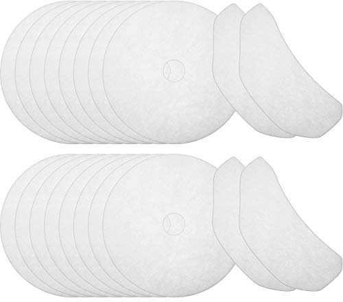 Honoson 20 Pieces Cloth Dryer Exhaust Filters Set Replacement Fit Compatible for Sonya, Panda Magic Chef and Avant Dryers, Includes 16 Exhaust Filters and 4 Air Intake Filters