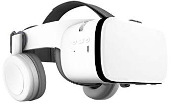 SMSOM Auriculares VR, 110 ° FOV LENTE ANTI-AZUD LIGHT LENTE CONTROLLE CON CONTROLADOR BLUETOOTH Compatible con Android 4.4 y iOS8 y superior, Pantalla de teléfono 4.7-6.5 pulgadas, Auriculares de real
