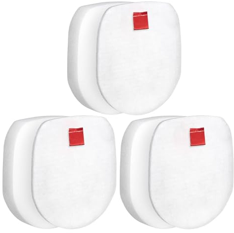 Replacement Filter for Shark IZ201UK IZ251UK IZ300UKT IZ251UKT IC300 | for IZ201UKT IZ201UKTSB IZ202SM IZ201ME IZ201EUT, 3 Pack Vacuum Filters, Washable & Reusable, Foam & Felt Filters Set