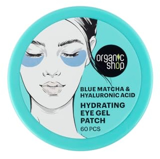 PARCHES DE GEL HIDRATANTES PARA OJOS DE MATCHA AZUL Y COLÁGENO