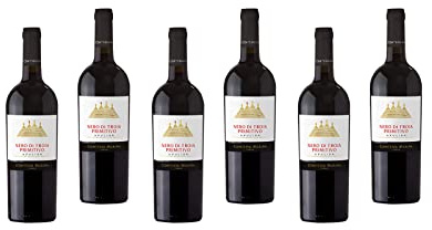 Nero di Troia Primitivo Puglia IGT Contessa Marina Rotwein Apulien trocken (6 x 0.75l)