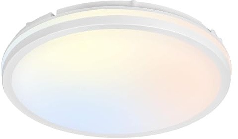 zexhy Deckenlampe LED Deckenleuchte Flach Ø30cm 28W 2800LM 3Farben 3000K/4000K/6000K Deckenlampen,Deckenbeleuchtung für Badezimmer,Wohnzimmer,Küche,Schlafzimmer