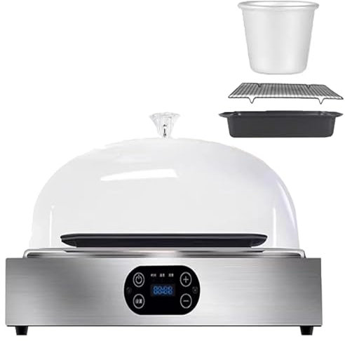 Fermentador De Masa, Fermentador De Masa VersáTil Con Calentador, Humedad Y Temperatura Controlables, Temporizador De 99 Minutos, Caja De FermentacióN De Masa Para Pan, Pizza Para Hacer,SingleLayer