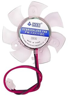 Chivs86 PC Cooling HXS 45mm 4.5cm 3 Hole 9 Blade Fan for VGA Video Graphics Card, 27mm Eq.