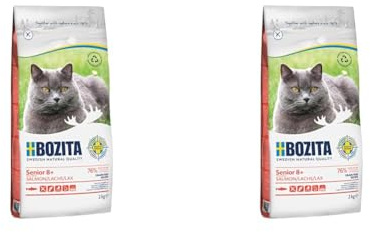 Bozita Grain Free Senior 8+ Salmon (Packung mit 2)