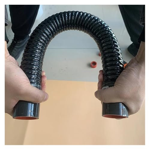 Lufteinlässe Auto ID 30–100 Mm Universeller Schwarzer Flexibler Silikonschlauch Kühlerrohr Für Luftansaugung Hochdruck- Und Hochtemperatur-Gummiverbindung Ansaugrohr(500mm,ID 30mm)