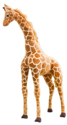 Giraffe Plüschtier, Kinder Kuschelplüschtier Puppe, Geschenk für Mädchen und Jungen (80 cm, Giraffe)