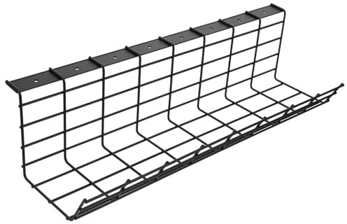 Bandeja Portacables Bajo La Mesa Estante de almacenamiento eléctrico de alambre, bandeja de cables, estante de gestión, suministro debajo del organizador de escritorio, oficina de hierro Para Cables