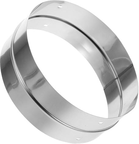 HOMSFOU Practical Duct Coupler for Systems Galvanized Connector for Smoke Extraction for Kitchen Ventilation and Exhaust Ducting Applications
