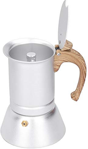 RASTKY in Acciaio Inossidabile con capacità di 3 Tazze, Caffettiera Resistente Alle Alte Temperature per Forniture Domestiche