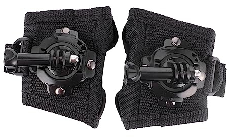 KONTONTY 2pezzi Supporto Per Fotocamera Con Rotazione Gradi Compatibile Con Gopro Tessuto Per Ciclismo Surf Snorkeling Arrampicata e Sci