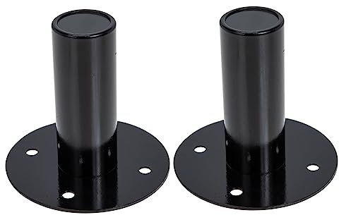 Tofficu Base Per Altoparlante e Supporto Audio in Ferro Resistente 2 Pezzi, Supporto Per Subwoofer e Amplificatore Per Home Theater, Bar Sportivo e Patio
