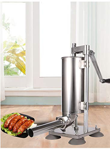 GTHTUHFD Insaccatrice per Salsicce, Macchina da Cucina Verticale per Insaccati Fatti in Casa in Acciaio Inossidabile, Facile da Usare,#4l