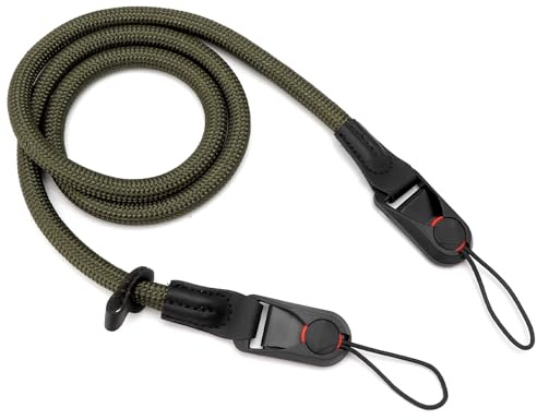 HENGBIRD Cinghia per fotocamera, tracolla per fotocamera, tracolla per fotocamera SLR DSLR digitale o mirrorless (verde)