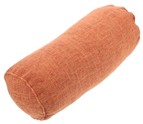 TOYANDONA Almohada Cilíndrica de Soporte Cervical para Yoga Cojín Ergonomico de Viaje Funda Lavable y Desmontable para Oficina y