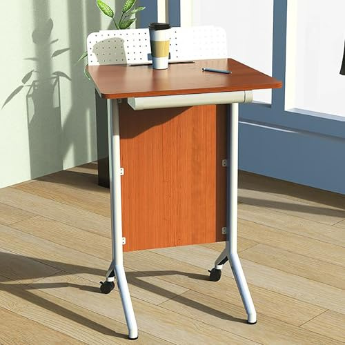 Mobiles Rednerpult, Rednerpult, Empfangstisch for Schullehrer, Begrüßungspult, Rednerpulttisch for Gastgeber, for Kirchen, Konferenzen, Reden, Hochzeiten, Klassenzimmer