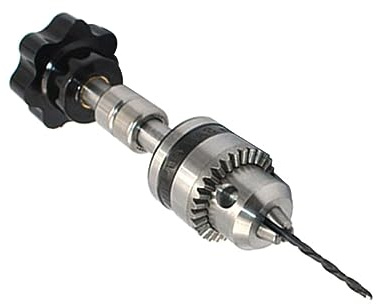 Sewroro Trapano Manuale Di Precisione Hss Con 10 Micropunte 0,8-3,0 Mm Per Lavorazioni Legno e Gioielli Strumento Rotante a Pressione Per Bricolage Fai Da Te Artigianato
