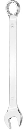 sourcing map Llave combinada de 22 mm métrica, caja de 12 puntos y extremo abierto 45# de acero al carbono, herramienta de llave de doble extremo para reparación de automóviles, tuberías, muebles