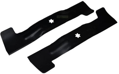 perfektGarten 2 cuchillas para cortacésped de 46,7 cm compatibles con MTD YARDMAN 742-04021/742-04020/742-0672